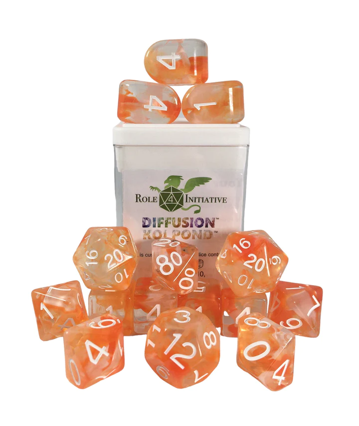 Diffusion Koi Pond Dice - Set of 15